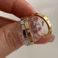 Waterproof Stone Inlaid Finger Joint Ring